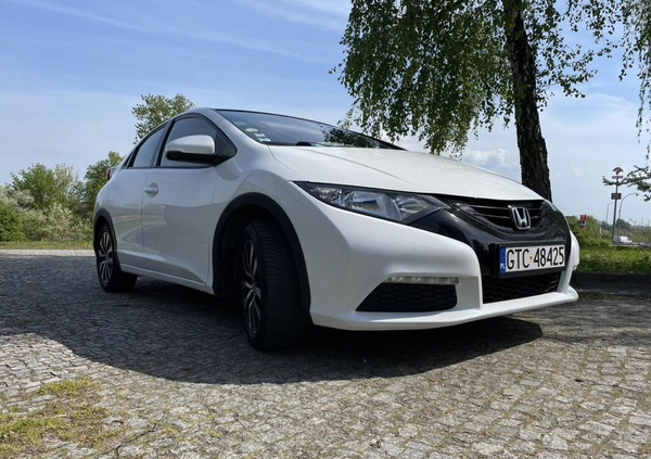 Honda Civic cena 39900 przebieg: 234000, rok produkcji 2015 z Tczew małe 704